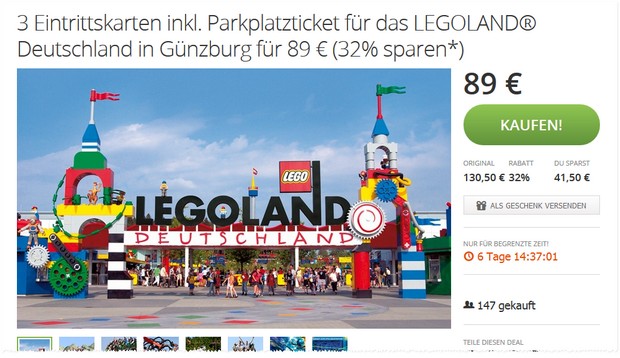 Legoland Deutschland (Günzburg) Tickets bei Groupon