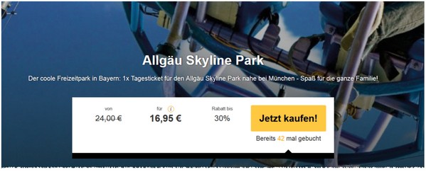 Allgäu Skyline Park Gutschein