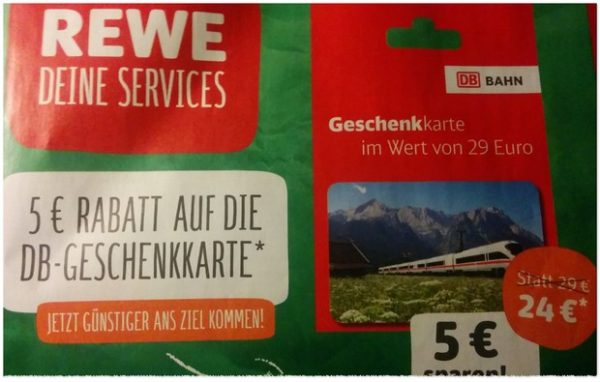 DBGeschenkkarte REWE Angebot ab 31.10.2016